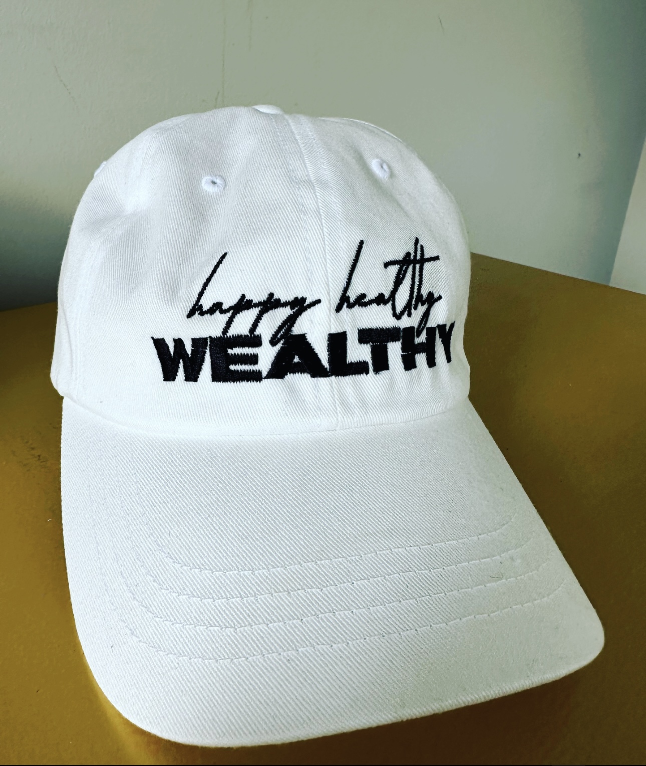 Happy Health Wealthy Hat 1